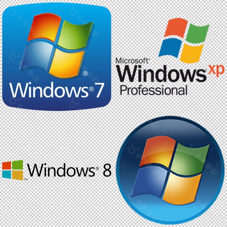 windows标志免抠png透明图层素材