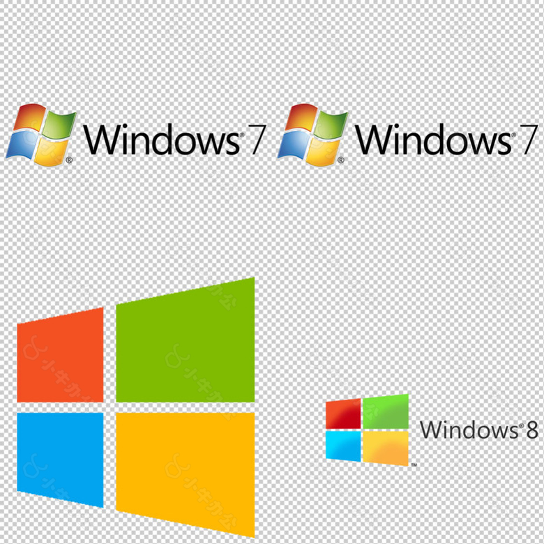 操作系统标志免抠png透明图层素材