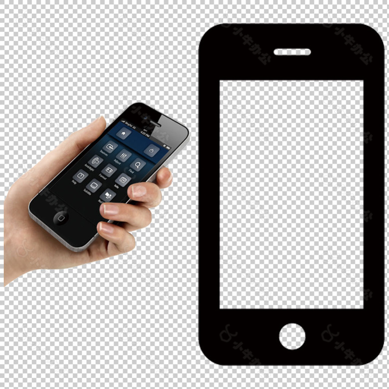 苹果手机免抠png透明图层素材