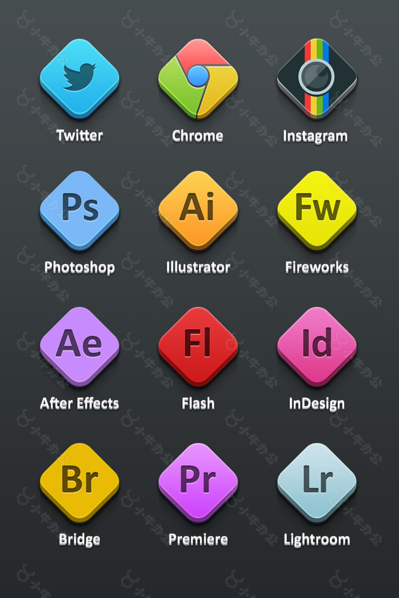 adobe图标icons设计