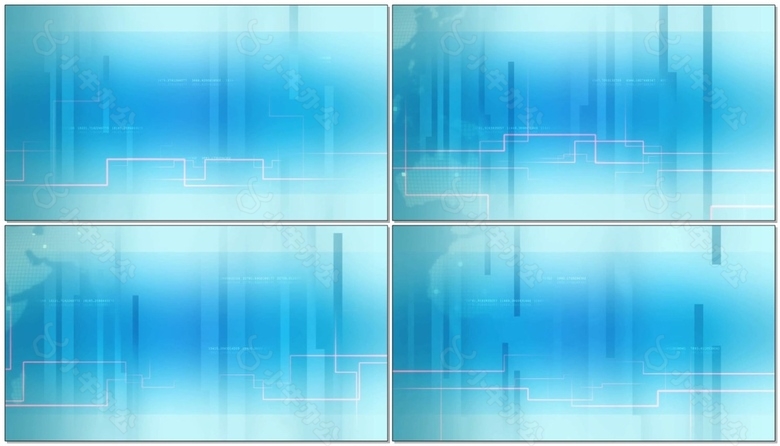 科技数字蓝色视频素材
