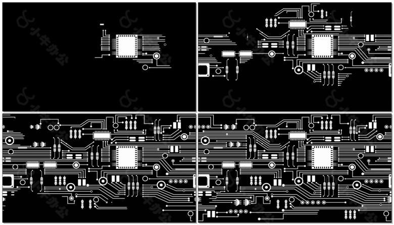电路板A-2视频素材