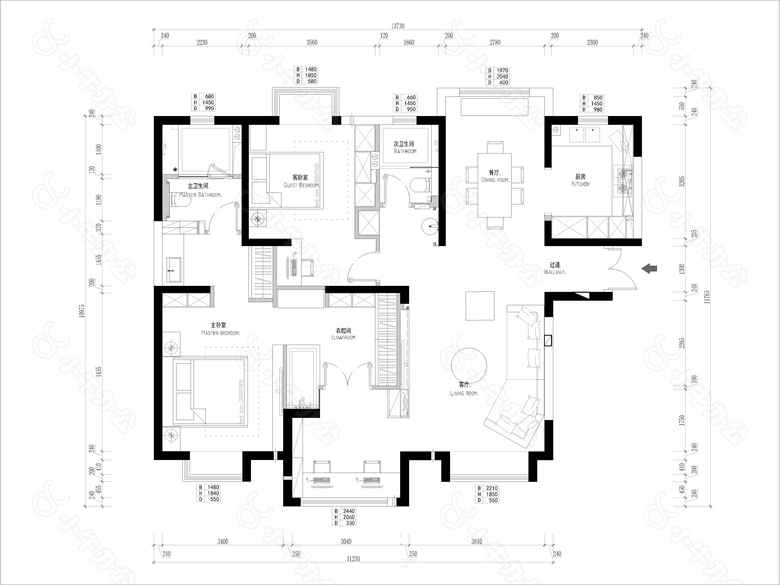 建筑设计建筑平面图