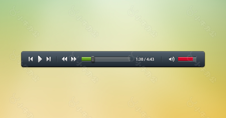 音乐播放器素材