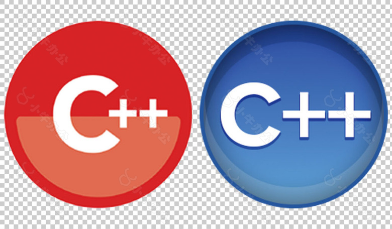 C++语言标志免抠png透明图层素材