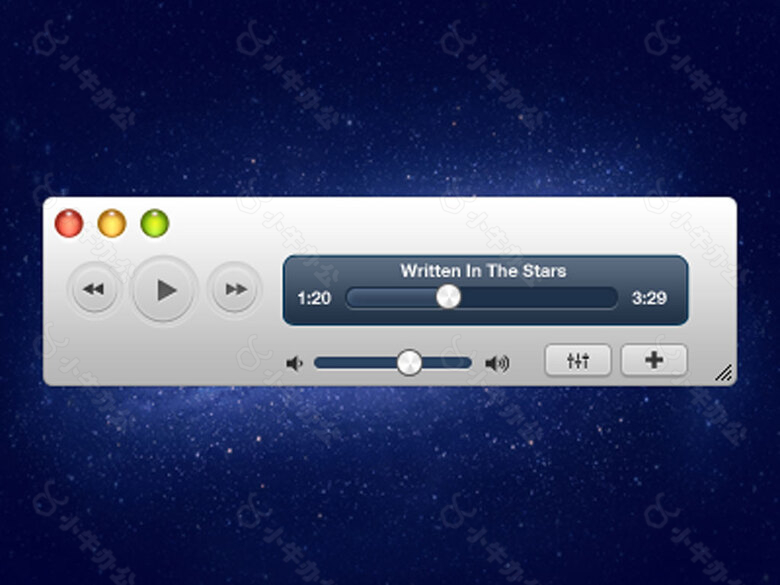 音乐播放器素材设计