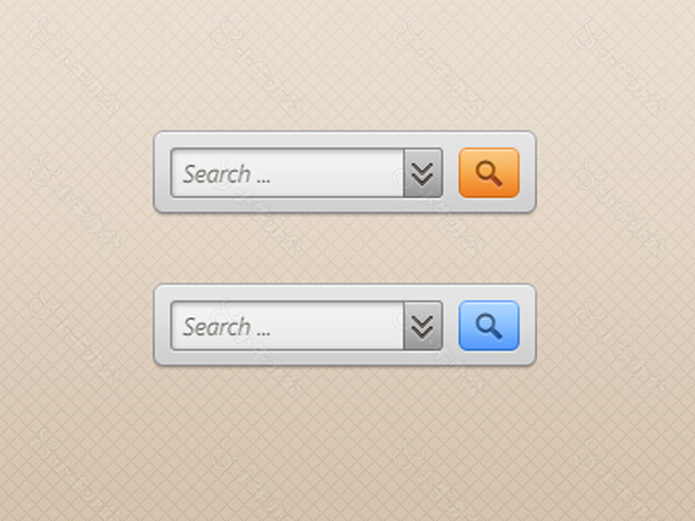 网页搜索框素材设计