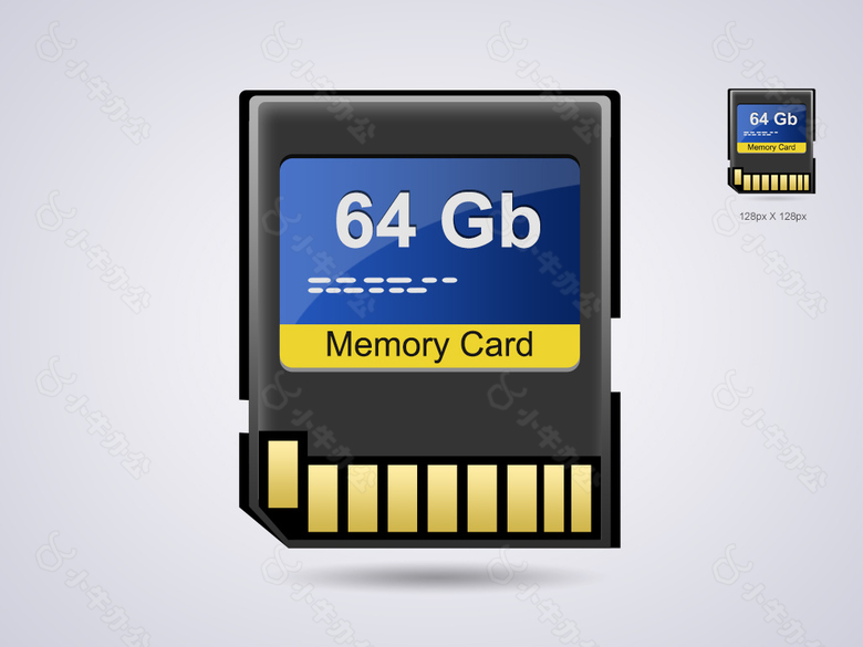 储存卡icon图标设计