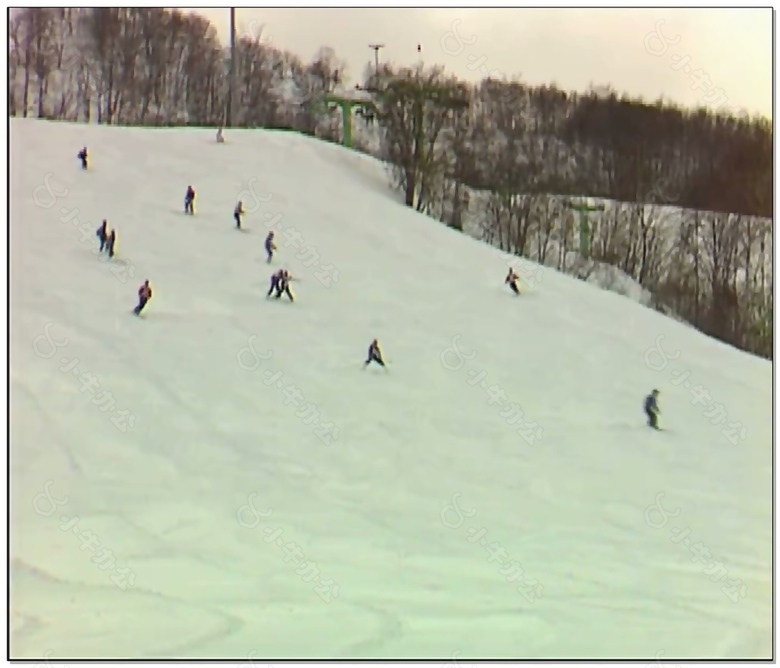 白色雪山视频素材