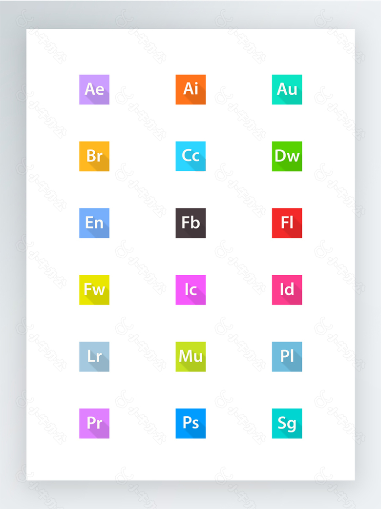 AdobeCC/CS6软件图标集