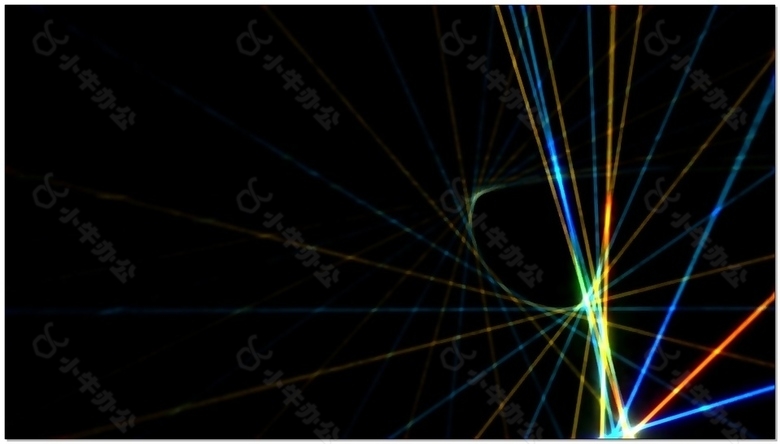 绽放光动感线条视频背景素材
