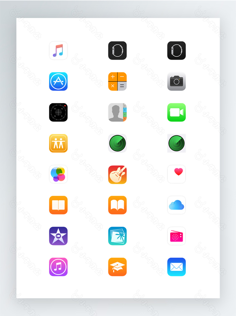 苹果iOS9系统图标合集