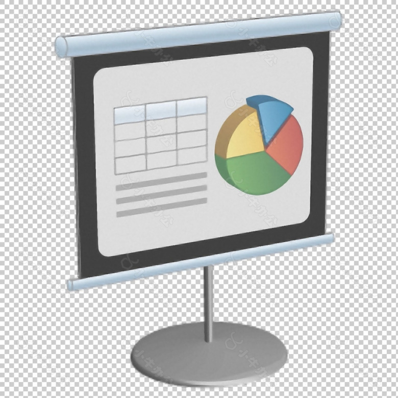 ppt投影幕布免抠png透明图层素材