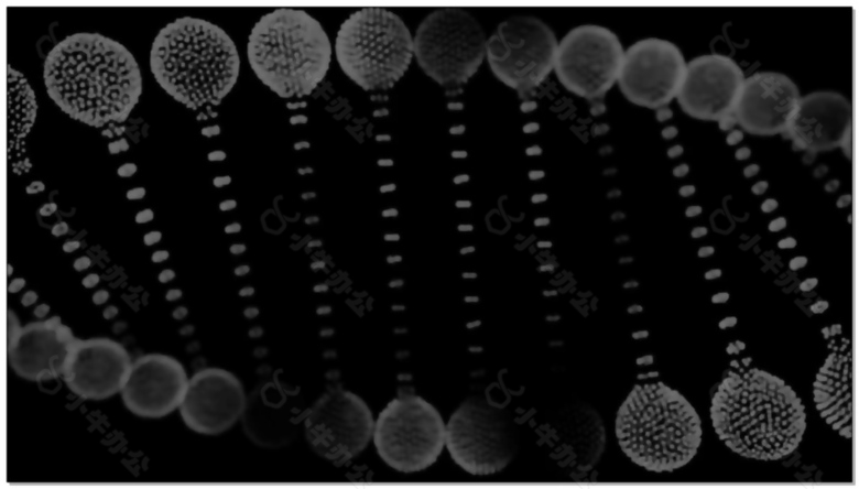 放大DNA动态视频素材
