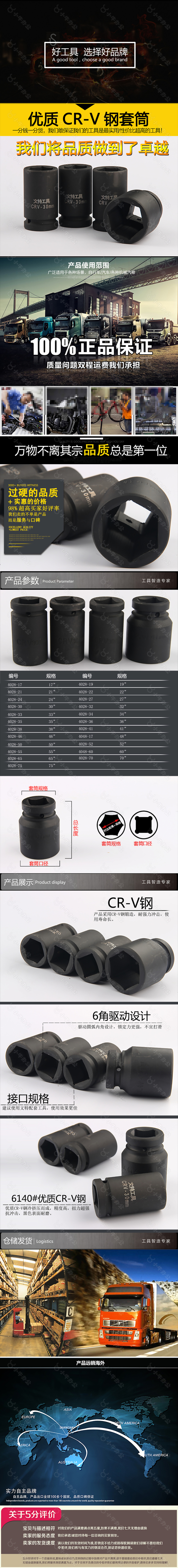 钢套筒详情页