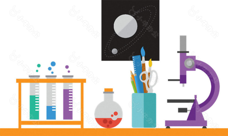 扁平风格科学装置图形免抠png透明素材