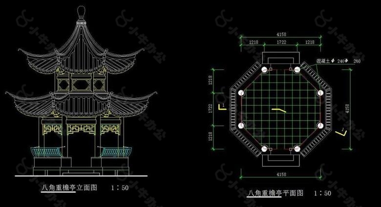 中式传统塔楼建筑