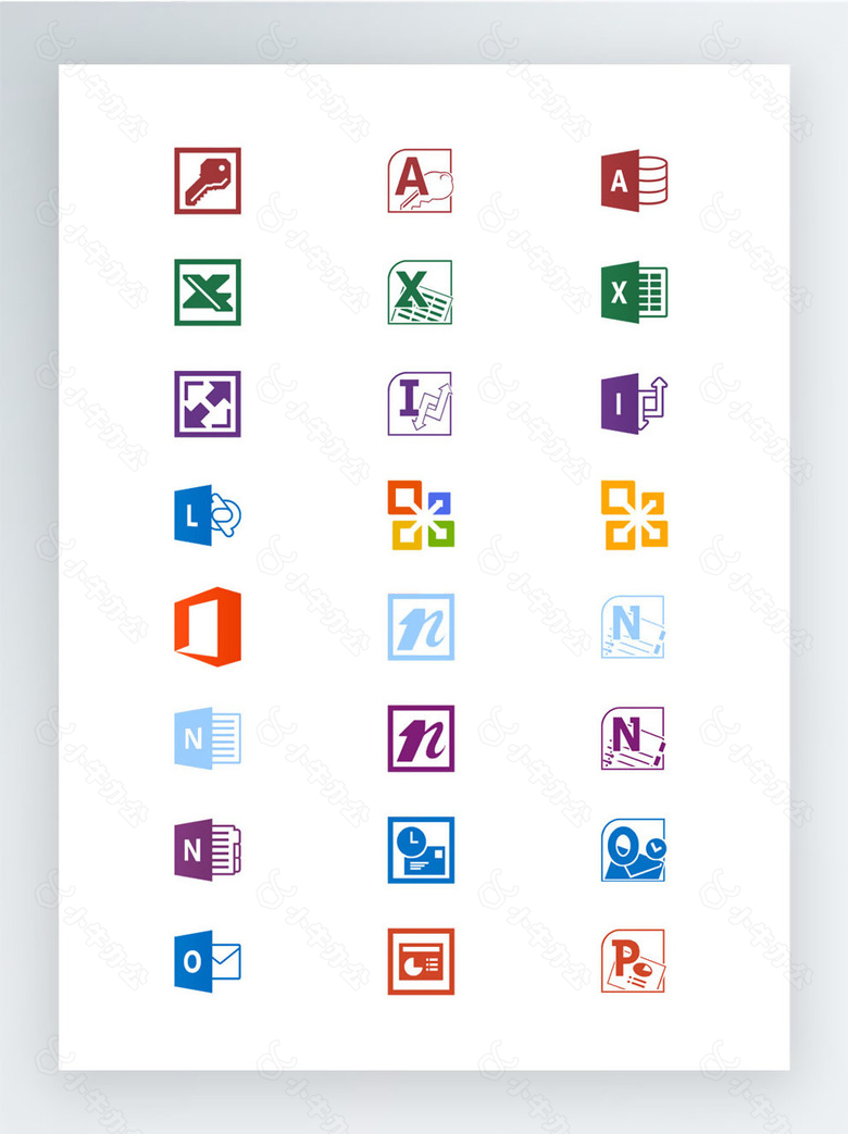 Office2013产品相关图标