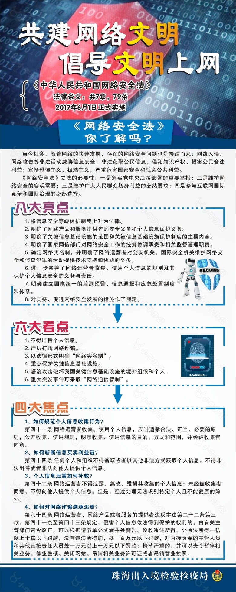 网络安全法解读展板