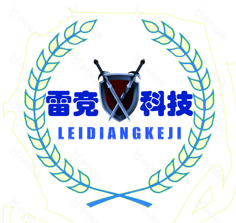 雷电科技店标logo