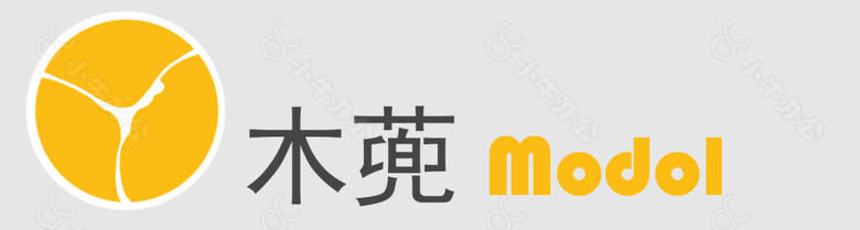 木蔸LOGO横板标志