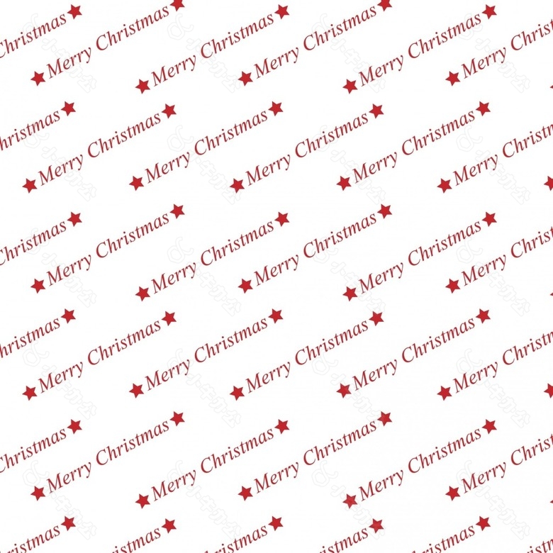 红色MerryChristmas字母壁纸