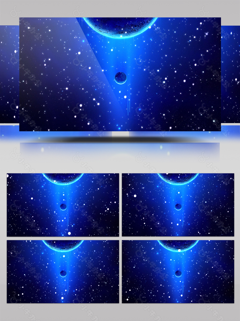 星球大气炫酷色彩影像视频素材背景视频