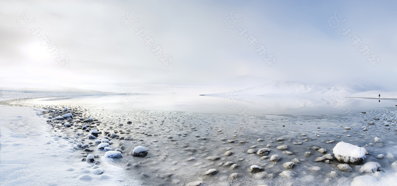 蓝色大海景色背景