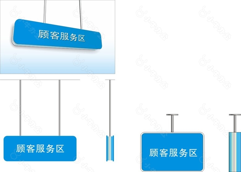 标语牌导视牌导视系统CDR矢量