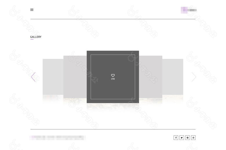 企业简洁的企业商城网站之产品轮播平台