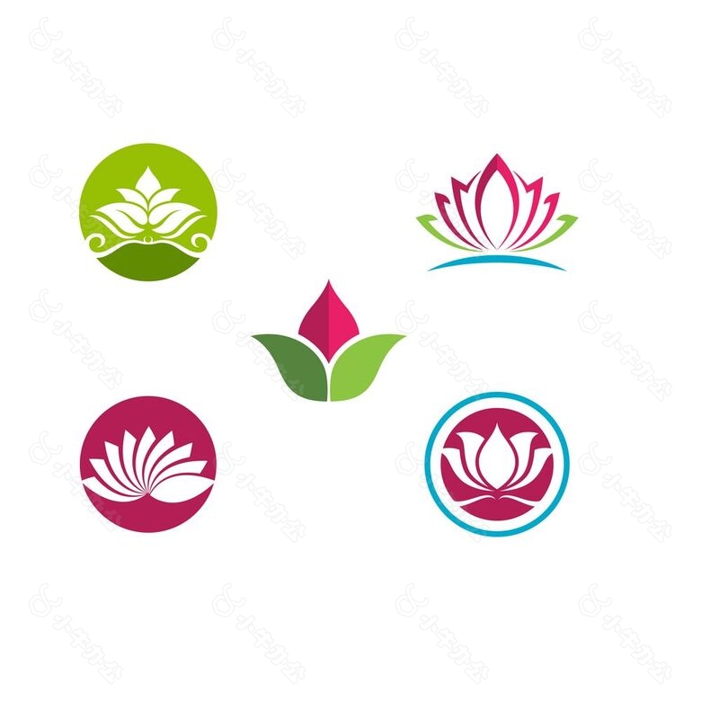 花和叶子LOGO