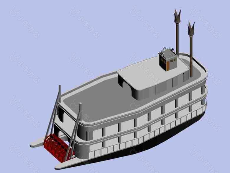 异行船 游艇 3D模型 交通工具船