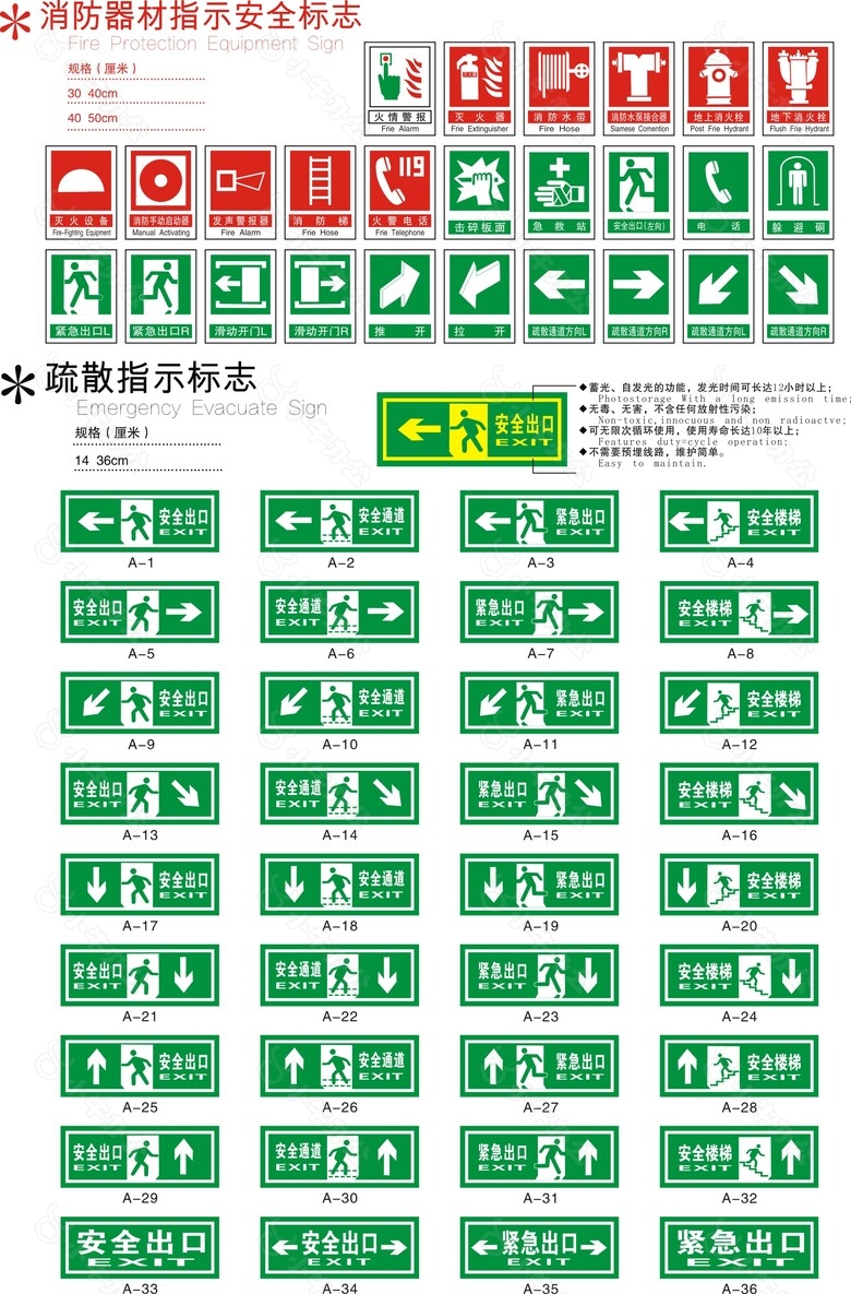 66款安全指示图库