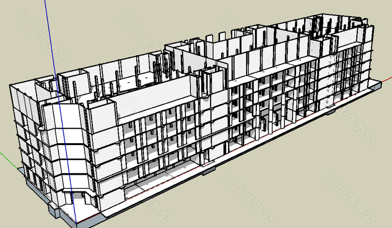 甘肃临夏金泰中央广场3D施工图