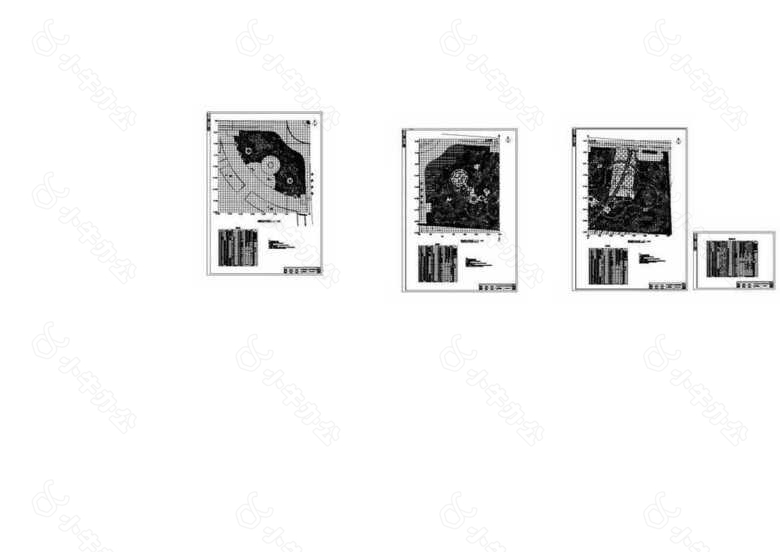 公园景观设计城市颂种植设计.图纸