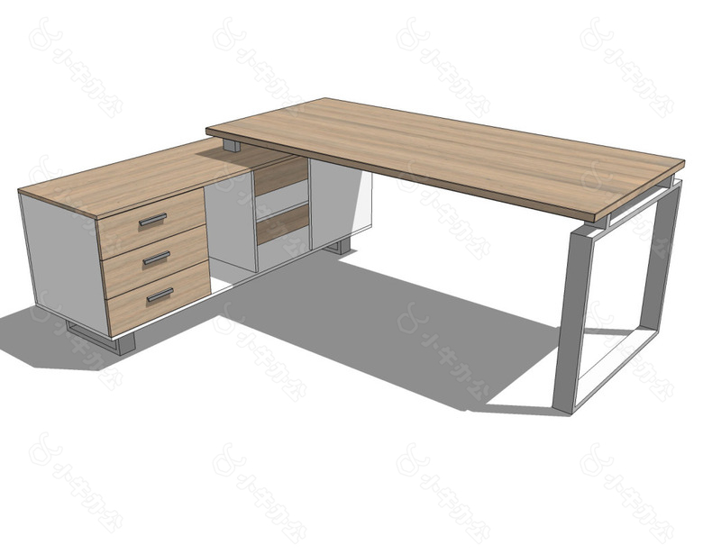 办公桌家居su模型综合效果图