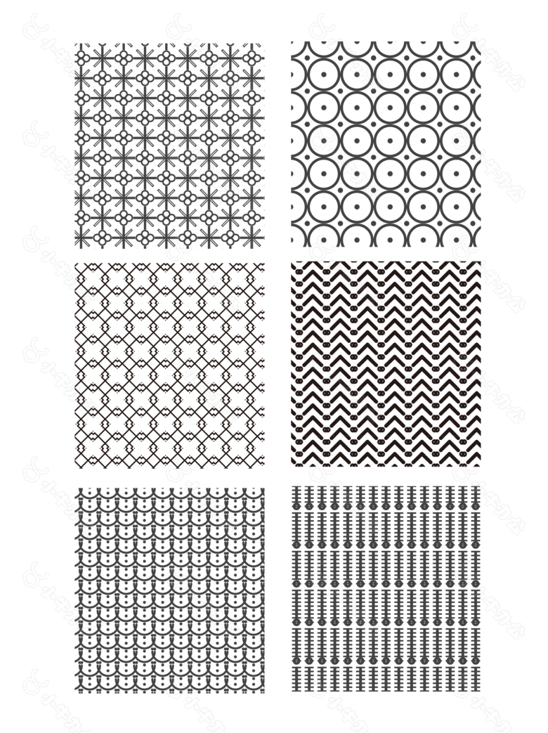 几何图案与蓝色钻石