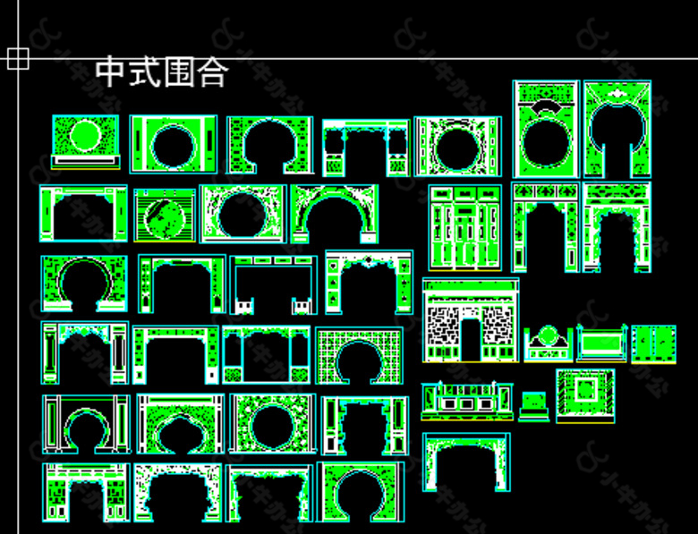 cad中式图库大全