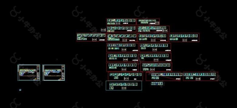 某宾馆主题房平面图施工图