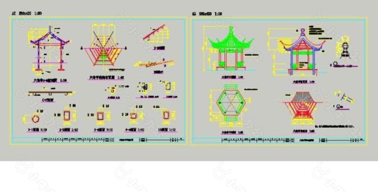 亭子的施工图