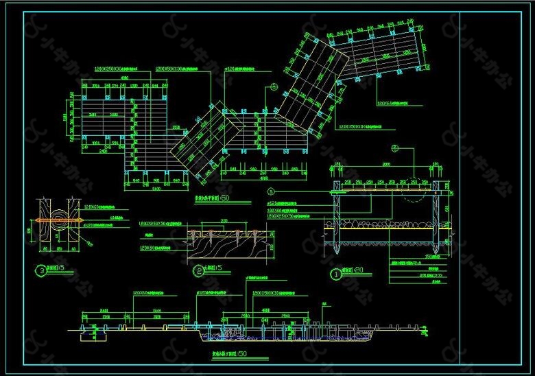 自建房木桥施工图