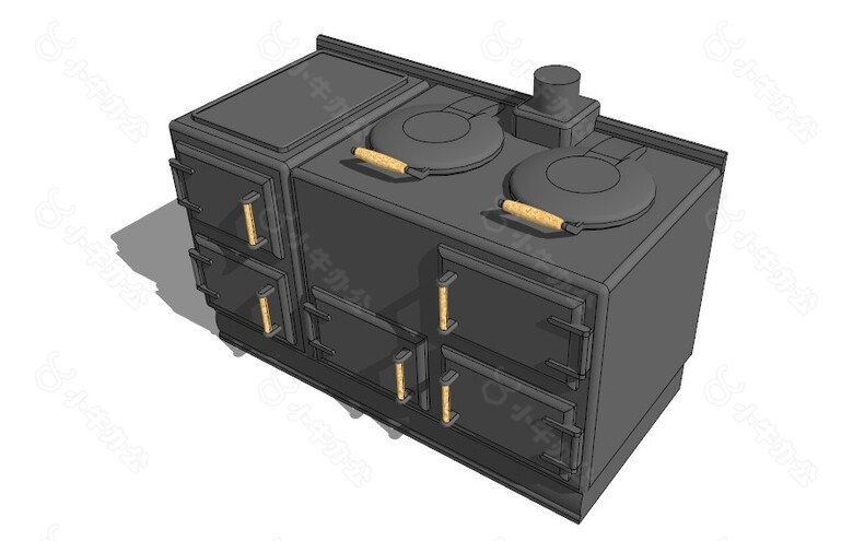 厨房电器建筑模型SKP下载