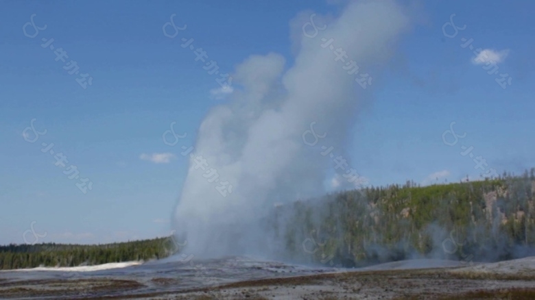 火山爆发喷高清视频实拍