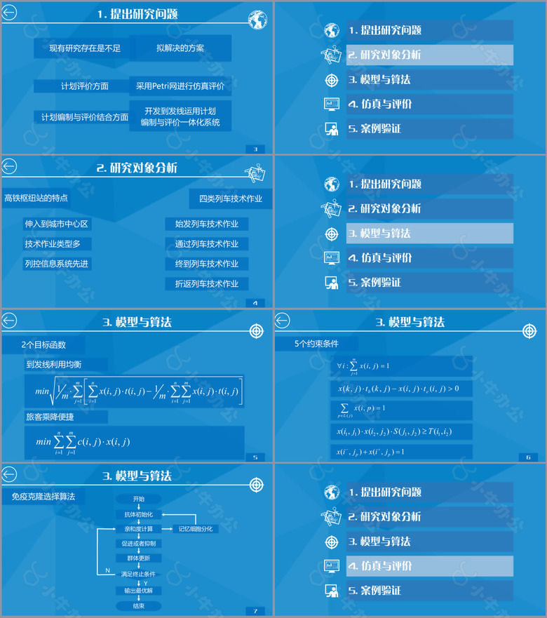 交通运输专业毕业答辩开题报告PPT模板no.2