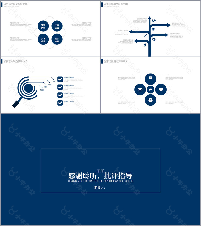 实用年终总结新年计划商务报告PPT模板no.4