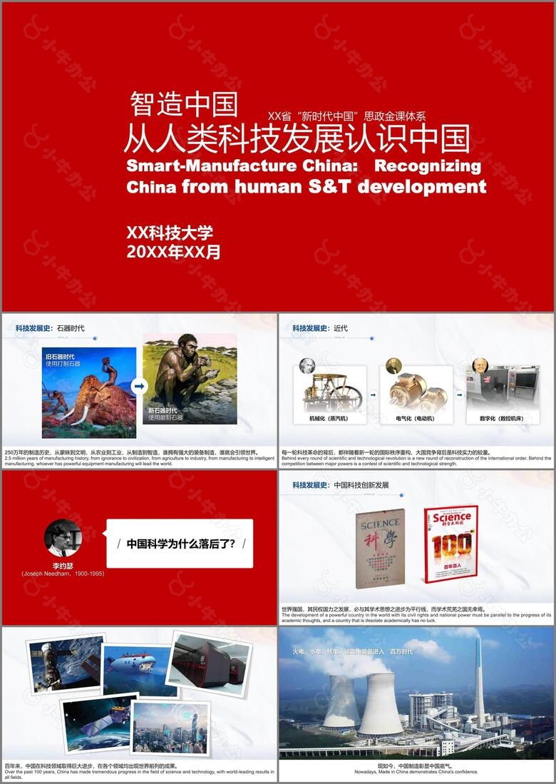 智造中国从人类科技发展认识中国PPT