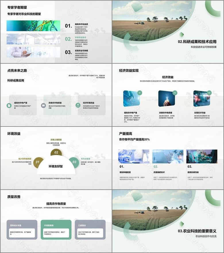 水墨风生物医疗学术答辩PPT模板no.2