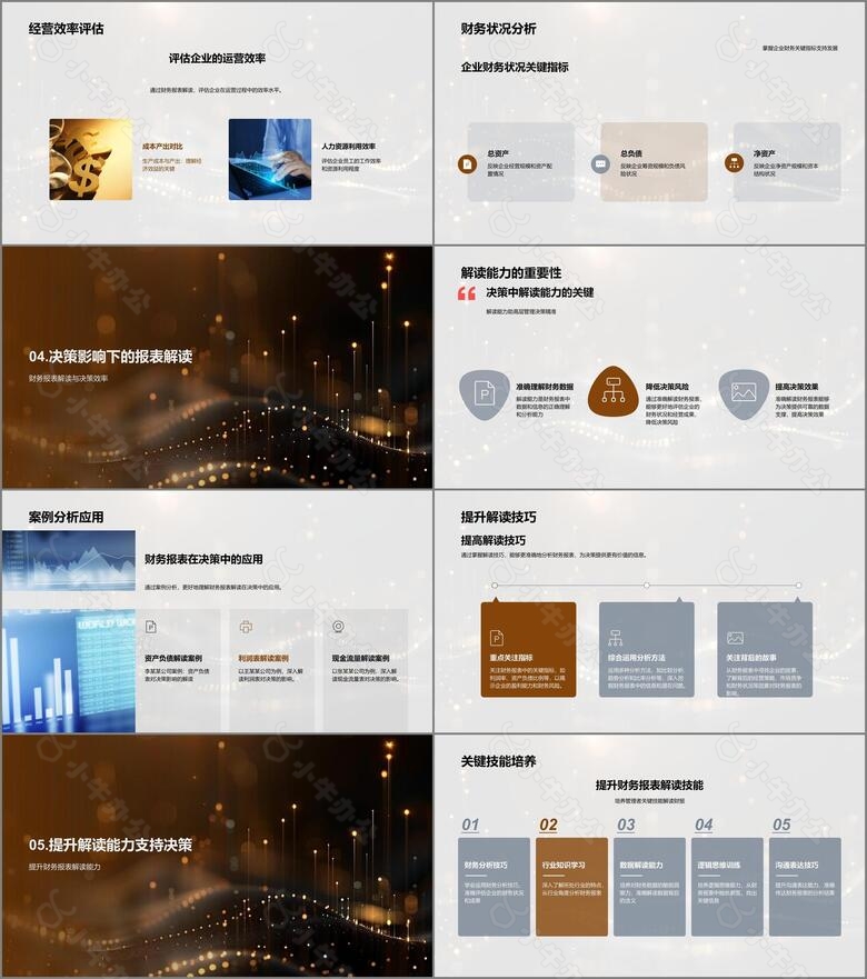 财务报告应用讲座PPT模板no.3
