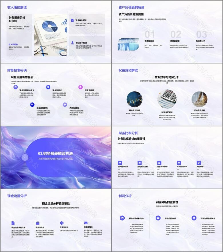 财务报表解读讲座PPT模板no.2