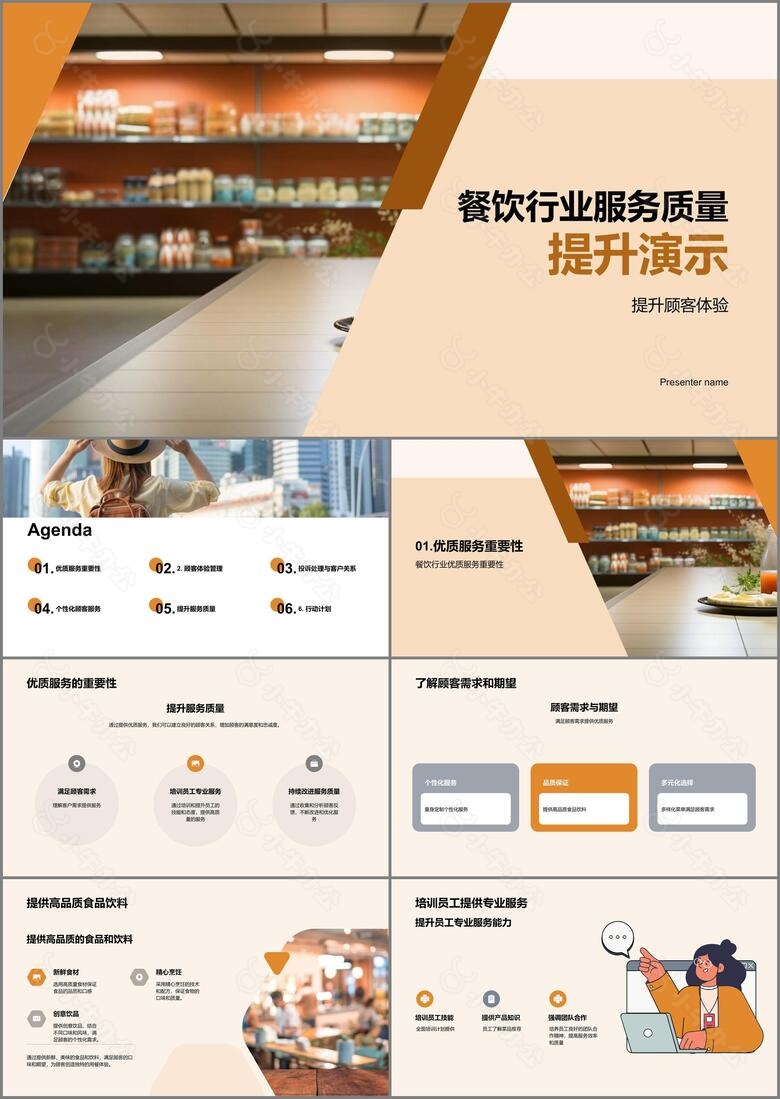 餐饮行业服务质量提升演示